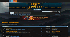 Desktop Screenshot of forums.heroesofnewerth.com