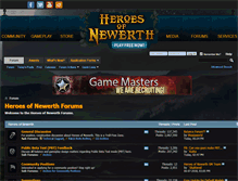Tablet Screenshot of forums.heroesofnewerth.com